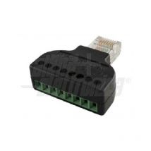 Tapón rj45 morset pvc negro color 94-929