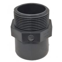 Tapón roscado de pvc 40x49, para encolar hembra 40 macho 50 mm