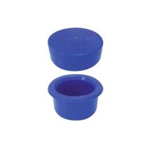 Crearplast - Tapón Ciego Hembra Azul pvc Evacuación Medidas Accesorios Fontanería: 40mm