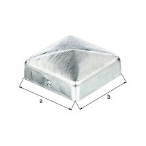 Tapón para poste 70x70mm cuadrado, forma plana tzn gah (Por 10)