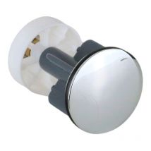 CGS - Tapón de repuesto universal para desagüe con tapón pop-up de color cromado T007L.01 Cromo