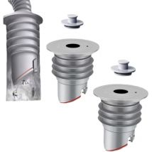 Andyou - Tapón de sellado para manguera de lavadora de 45-50 mm (2 unidades)