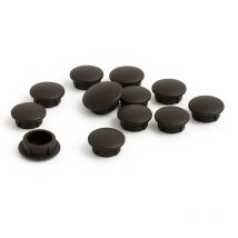 Tapón embellecedor marrón Ø6mm – Pack de 10