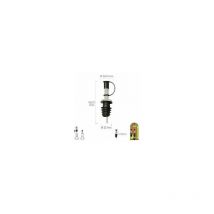 Oryx - Tapon Vertedor Inoxidable Con Tapadera (2 Unidades)
