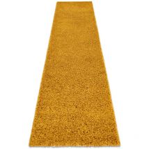 Rugsx - Tappetii passatoie soffi shaggy 5cm oro - per il soggiorno, la cucina, il corridoio yellow 70x250 cm