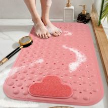 Tappetino Doccia Antiscivolo con Ventose e Fori di Drenaggio, Tappetino Doccia con Cuscino Massaggiante, Tappetino Doccia Grande per Bagno Doccia