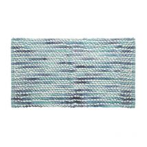 Tappeto bagno 50x80 cm in ciniglia turchese