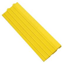 Tappeto da lavoro modulare - Anti-fatica - Giallo - Componente laterale femminile