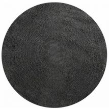 Tappeto di cotone 57 cm antracite grigio MSV argento