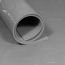 Vivol - Tappeto di gomma / tappetino di gomma in rotolo - Grigio effetto marmo 2,5 mm - Larghezza 120 cm - Per metro lineare