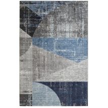 Tappeto Double Blu Celeste 160x230 cm – Tappeti shaggy – MUSE