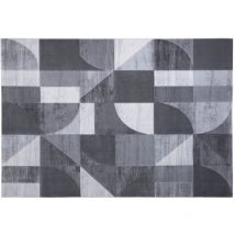 Tappeto 'double' grigio, 110x170 cm