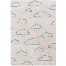 Deladeco - tappeto 'fantasia 3' cotone multicolor, 150x100 cm