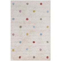 Deladeco - tappeto 'fantasia 4' cotone multicolor, 150x100 cm