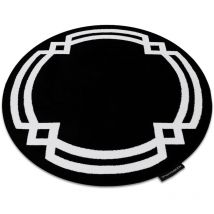 Tappeto HAMPTON Lux cerchio nero black rotondo 160 cm