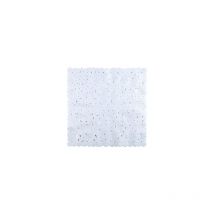 Tappeto interno doccia stone bianco quadro in pvc 52x52 cm - King Home