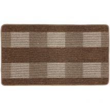 Vica - Tappeto Karree - Marrone - 67x120 cm