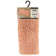 Tappeto microfibra piccola ciniglia 50x80 cm - rosa cipria Tendance