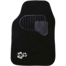 Peraline - Tappeto per auto moquette hibiscus 4 pezzi