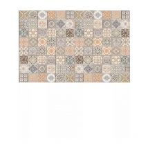 Crearreda - tappeto 'persian tiles' in vinile spessorato, 150x230 cm