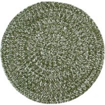 N.d. - tappeto 'solid' rotondo verde, ø 120 cm