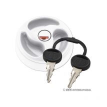 Tappo 3 razze zadi con chiavi bianco