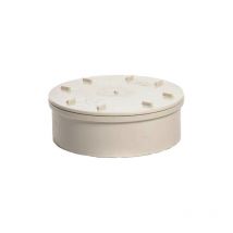 Tappo a vite in pvc : Colore - Avorio, Diametro - 125