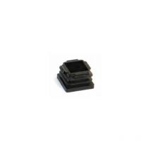 Tappo AVL nero in entrata per tubo quadro T30x30 - 37330