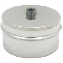 Tappo chiusura in acciaio maschio con spurgo diam. 80