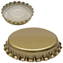 Tappo Corona Ø 29mm – Acciaio Zincato – 200 Pz – Otturatore in Polietilene – Compatibile per Alimenti