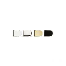 Tappo decorativo per porta in vetro 70713 nichelato