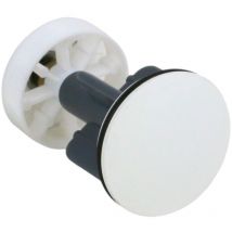 Tappo di ricambio universale per piletta di scarico con salterello colore bianco opaco CGS T007L.33 Bianco opaco