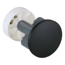 Tappo di ricambio universale per piletta di scarico con salterello colore nero opaco CGS T007L.43 Nero opaco