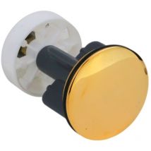 Tappo di ricambio universale per piletta di scarico con salterello colore oro CGS T007L.12 Oro