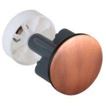 Tappo di ricambio universale per piletta di scarico con salterello colore rame CGS T007L.26 Rame