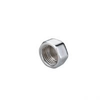 IBP - Tappo femmina in ottone cromo 3/4'