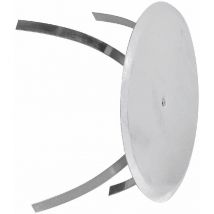 Tappo per coperchio del camino con staffa di supporto, universale fino a Ø 180 mm