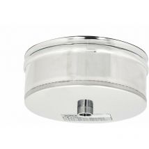 Tappo per raccolta e scarico della condensa canna fumaria in acciaio inox - 12cm