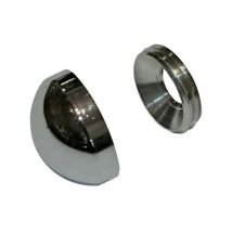 Tappo per viti da 6 a 8 mm qdrc - ottone cromato - ø 22 x 8 x 8,1 mm - 9038D22S03