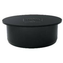 Tappo Phono Black – Diametro 100 mm – Sistema di scarico fonoisolante in PVC – Certificazione acustica 14 dB