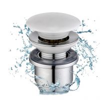 Homelody - Tappo piletta scarico Pop Up per lavabo/lavandino Valvola di Scarico in Ottone Adatto per lavandino Bidet Vasca