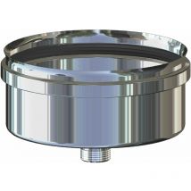 Tappo di scarico condensa canna fumaria in acciaio inox CM.15