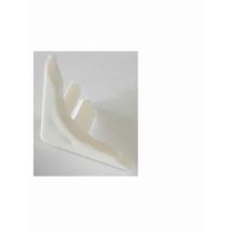 Tappo Terminale Per Profilo Raccordo Igienico Pvc Bianco