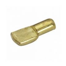 Taquets à enfoncer - acier laitonné - Ø7mm (x8)