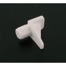 Taquet plastique - Décor : Blanc Armotec