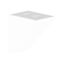 Taquet d'assemblage double blanc - lot de 12 pièces
