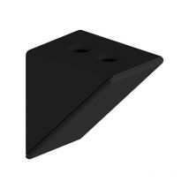 Taquet d'assemblage double noir - lot de 12 pièces