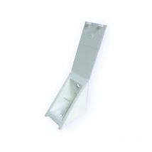 Taquet équerre pvc d'agencement P103 - blanc - prunier