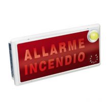 Targa ottico acustica Urmet di allarme incendio 1043/253