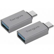 Lot de 2 Adaptateurs dfs usb-c vers usb-a - Noir (ACA979GL) - Targus
